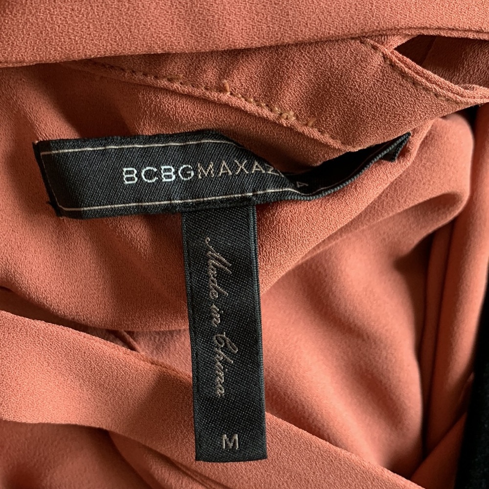 BCBGMaxAzria Pink Ruffle Mini Dress - Picture 10 of 16